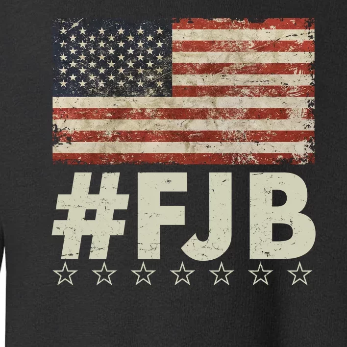 #FJB Distressed F Hoe Biden Toddler Sweatshirt