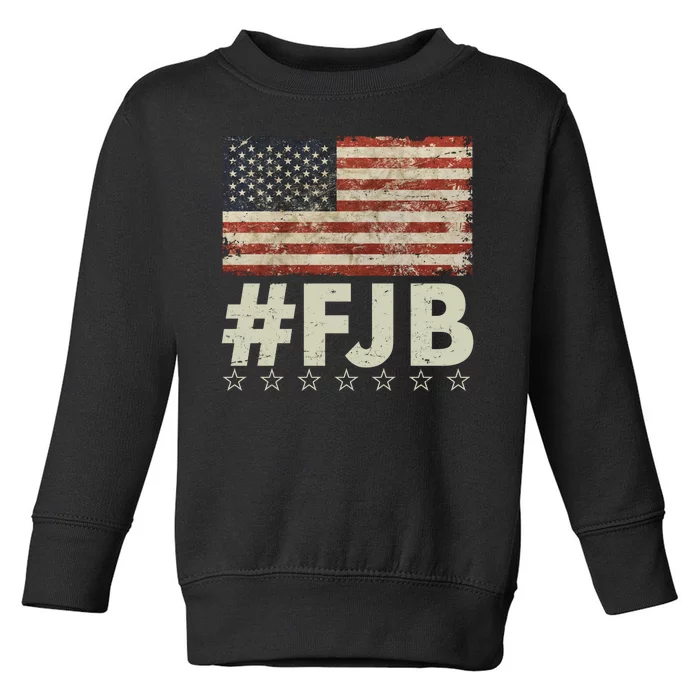 #FJB Distressed F Hoe Biden Toddler Sweatshirt