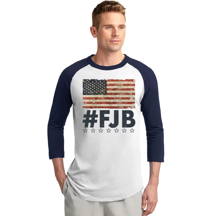 #FJB Distressed F Hoe Biden Baseball Sleeve Shirt