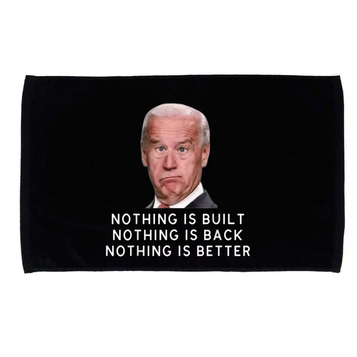 Funny Joe Biden Conservative Anti Biden Democrats Build Back Microfiber Hand Towel