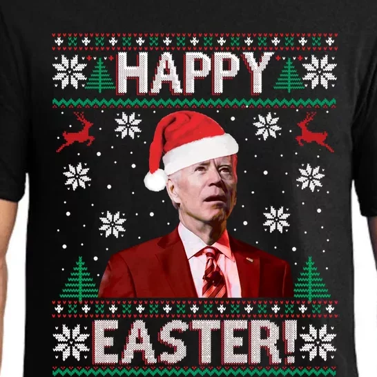 Funny Joe Biden Christmas Happy Easter Ugly Sweater Xmas Gift Pajama Set