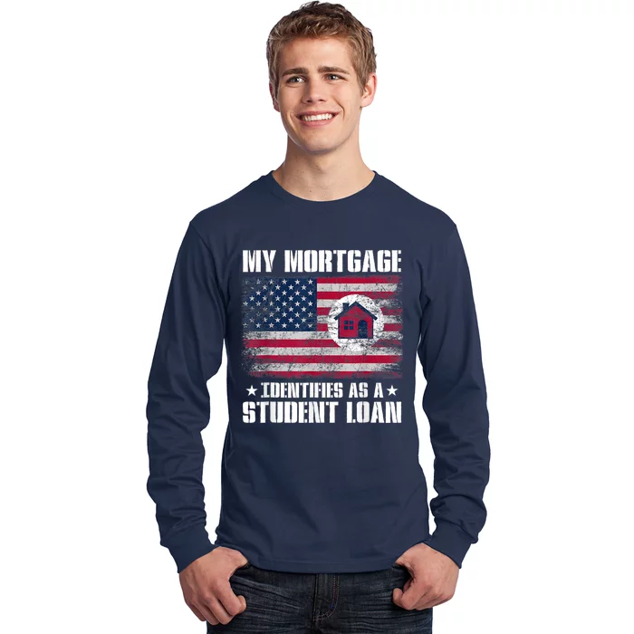 Funny Joe Biden My Mortgage Identifies As A Student Loan Long Sleeve Shirt