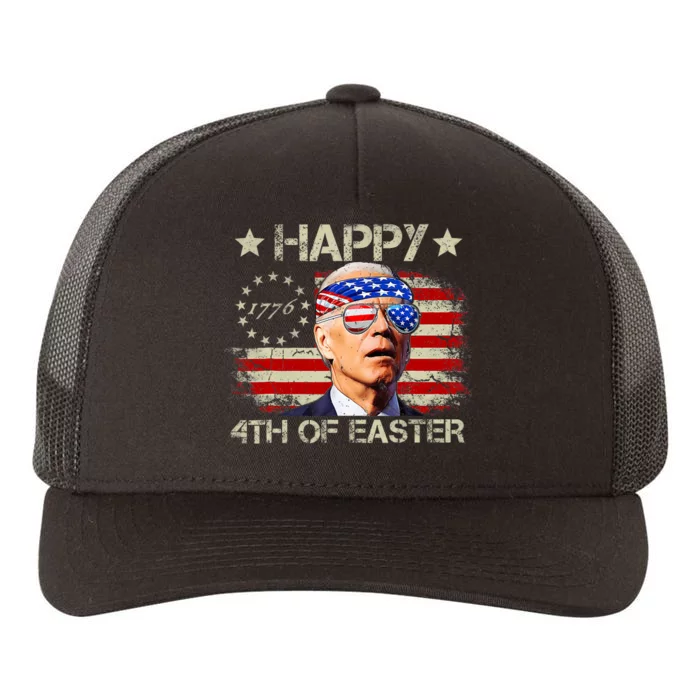 Funny Joe Biden 4th Of July Happy 4th Of Easter Us Flag Yupoong Adult 5-Panel Trucker Hat