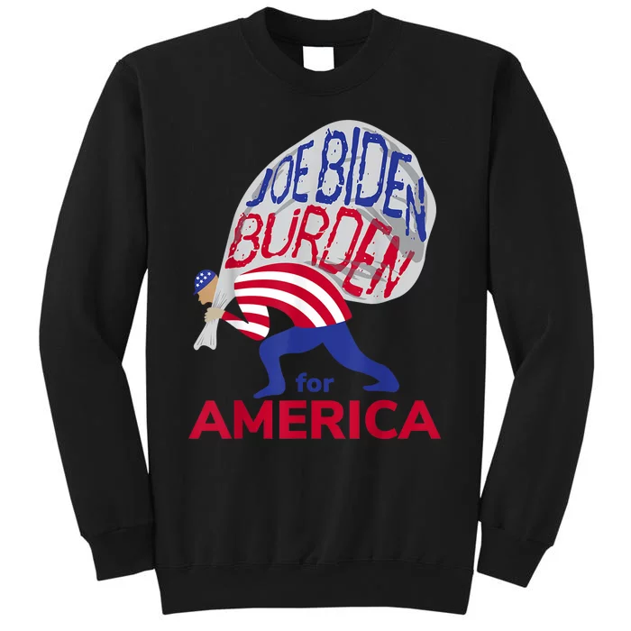 Funny Joe Biden Burden Vote Trump 2024 Pro Election Choice Sweatshirt