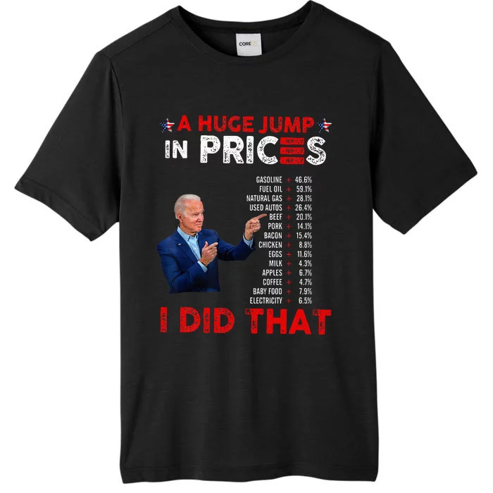 Funny Joe Biden Us Crisis I Did That Anti Biden Liberals ChromaSoft Performance T-Shirt