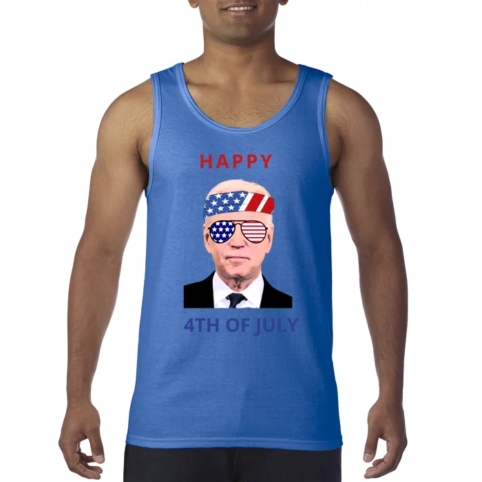 Funny Joe Biden Happy 4th Of July American Independence Day Gift Tank Top