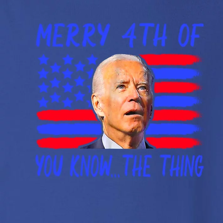 Funny Joe Biden Happy 4th Of July Great Gift Toddler Long Sleeve Shirt