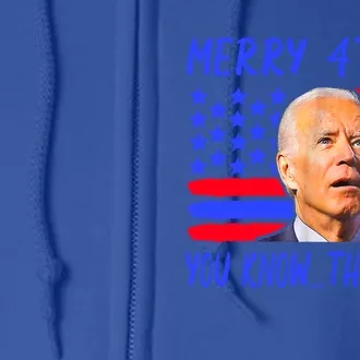 Funny Joe Biden Happy 4th Of July Great Gift Full Zip Hoodie