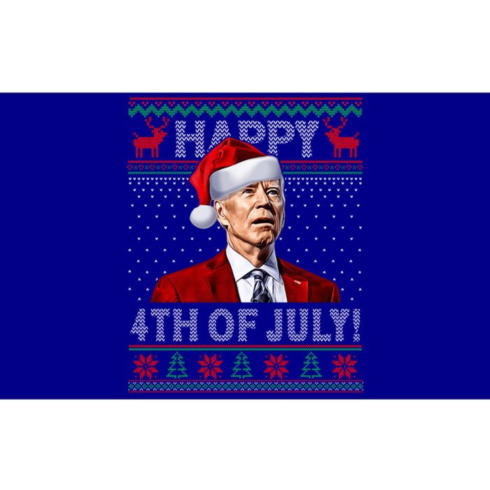 Funny Joe Biden Happy 4th Of July Ugly Christmas Gift Bumper Sticker