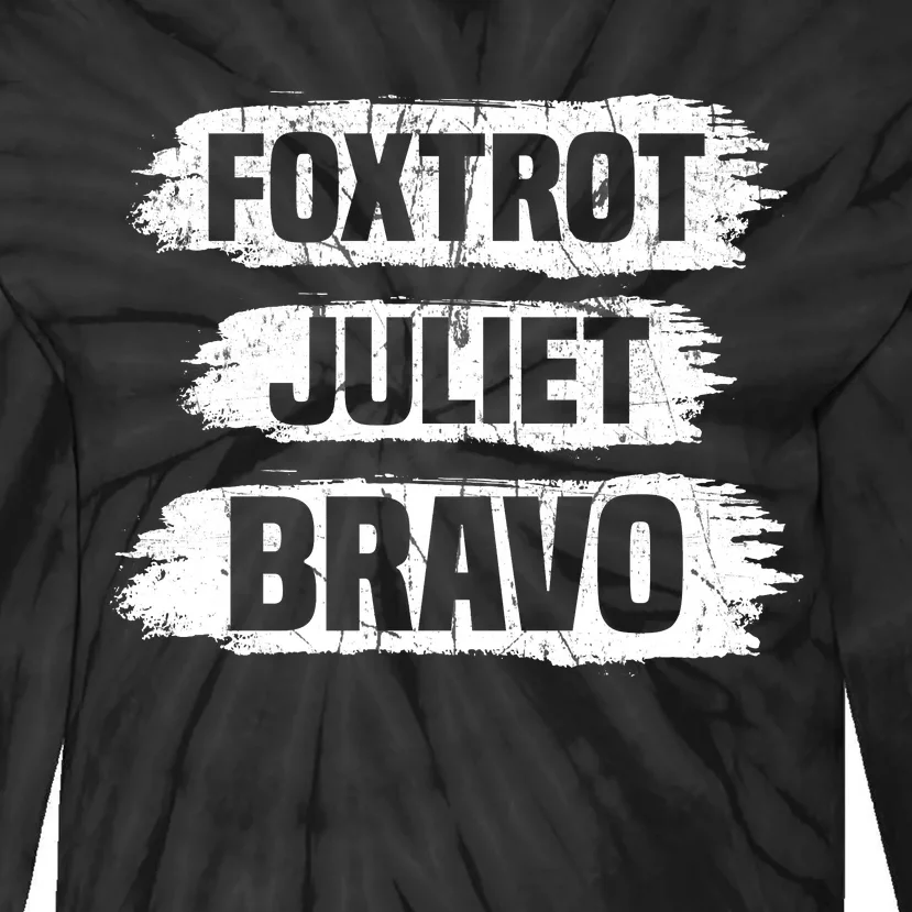 Foxtrot Juliet Bravo FJB Tie-Dye Long Sleeve Shirt