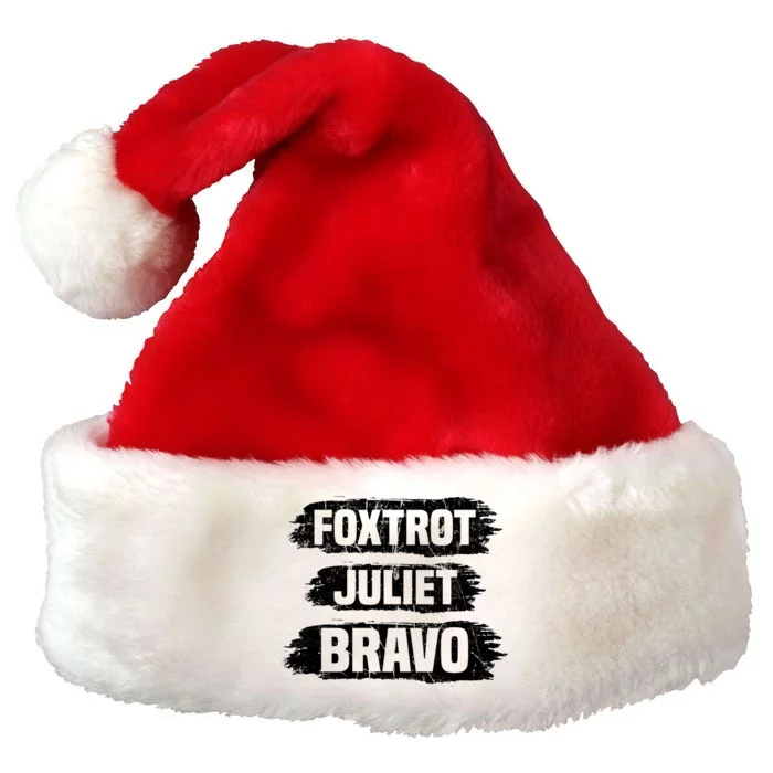 Foxtrot Juliet Bravo FJB Premium Christmas Santa Hat