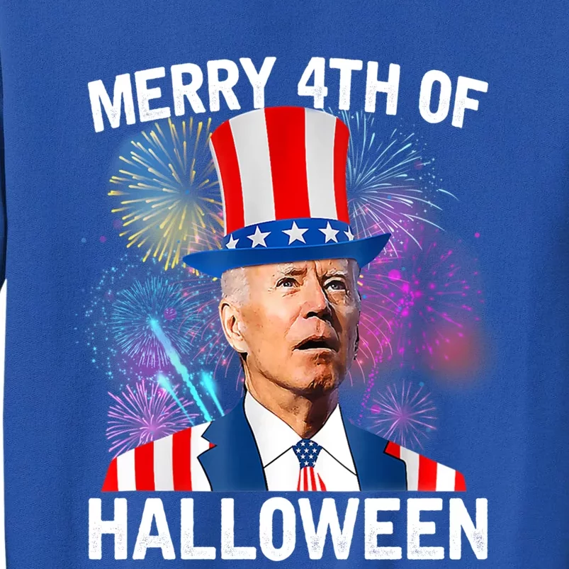 Funny Joe Biden Gift 4th Of July Merry 4th Of Halloween Gift Sweatshirt