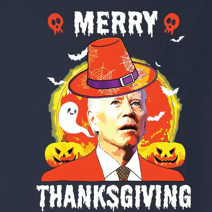 Funny Joe Biden Happy Halloween Merry Thanksgiving 1045 Toddler Long Sleeve Shirt