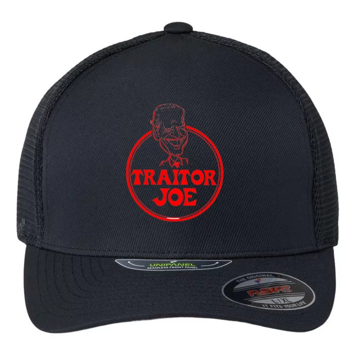 Funny Joe Biden Traitor Joe Design Flexfit Unipanel Trucker Cap