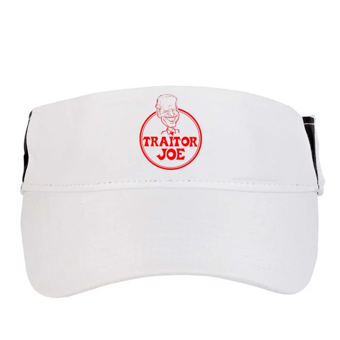 Funny Joe Biden Traitor Joe Design Adult Drive Performance Visor