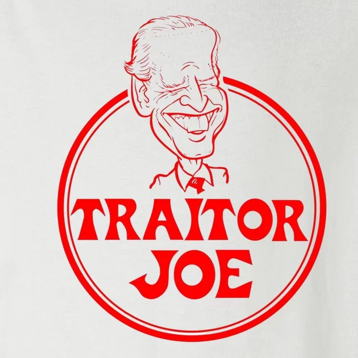 Funny Joe Biden Traitor Joe Design Toddler Long Sleeve Shirt