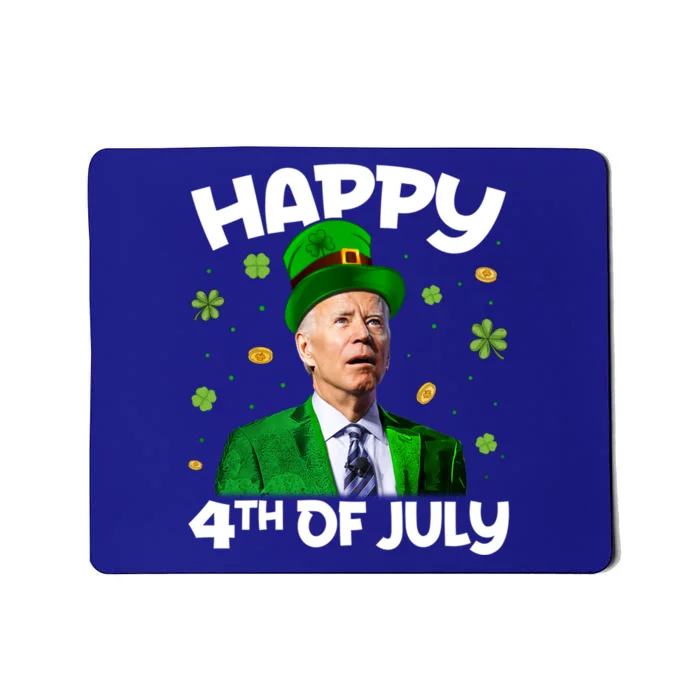 Funny Joe Biden Happy 4th Of July Confused St Patricks Day Gift Mousepad