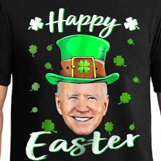 Funny Joe Biden Easter Confused St Patricks Day Pajama Set