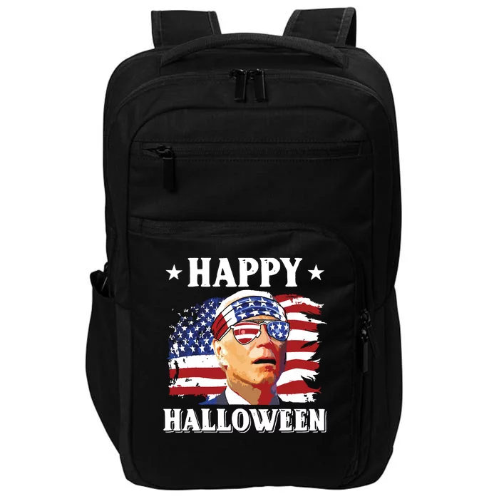 Funny Joe Biden 4th Of July Happy Halloween Impact Tech Backpack