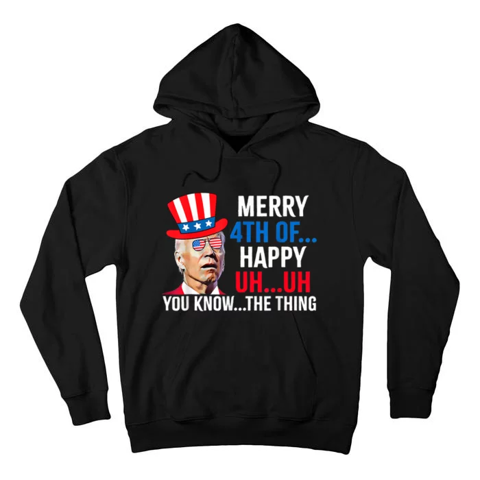 Funny Joe Biden AntiBiden USA Presidental Election Biden Tall Hoodie