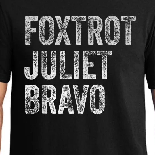 Foxtrot Juliet Bravo Pajama Set