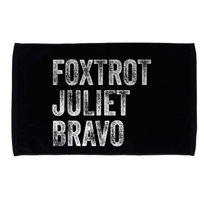 Foxtrot Juliet Bravo Microfiber Hand Towel