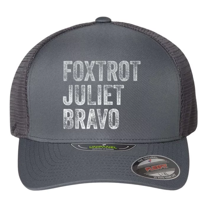 Foxtrot Juliet Bravo Flexfit Unipanel Trucker Cap