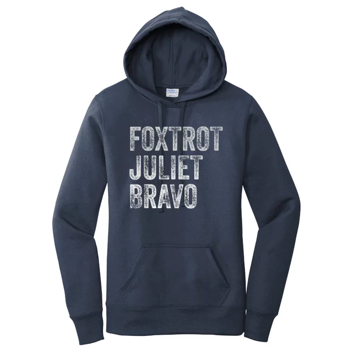 Foxtrot Juliet Bravo Women's Pullover Hoodie