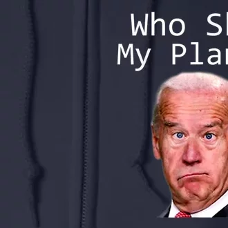 Funny Joe Biden Idiot Republican Who Shit My Pants Politics Full Zip Hoodie