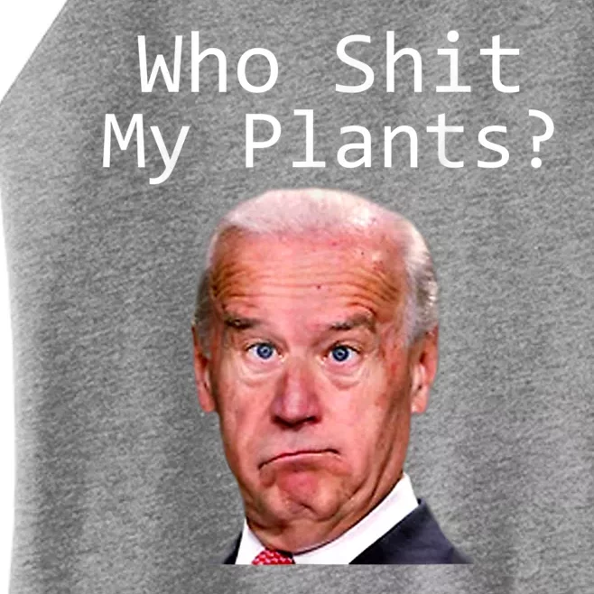 Funny Joe Biden Idiot Republican Who Shit My Pants Politics Women’s Perfect Tri Rocker Tank