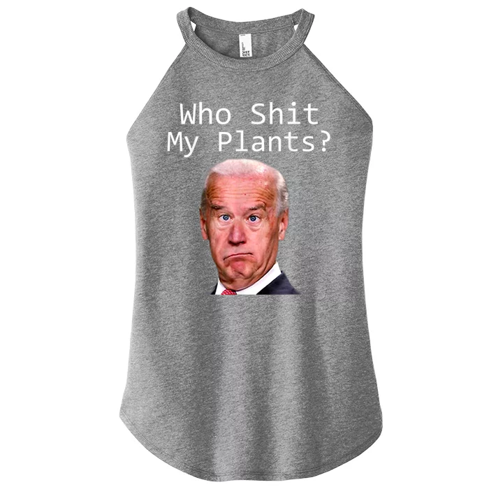 Funny Joe Biden Idiot Republican Who Shit My Pants Politics Women’s Perfect Tri Rocker Tank