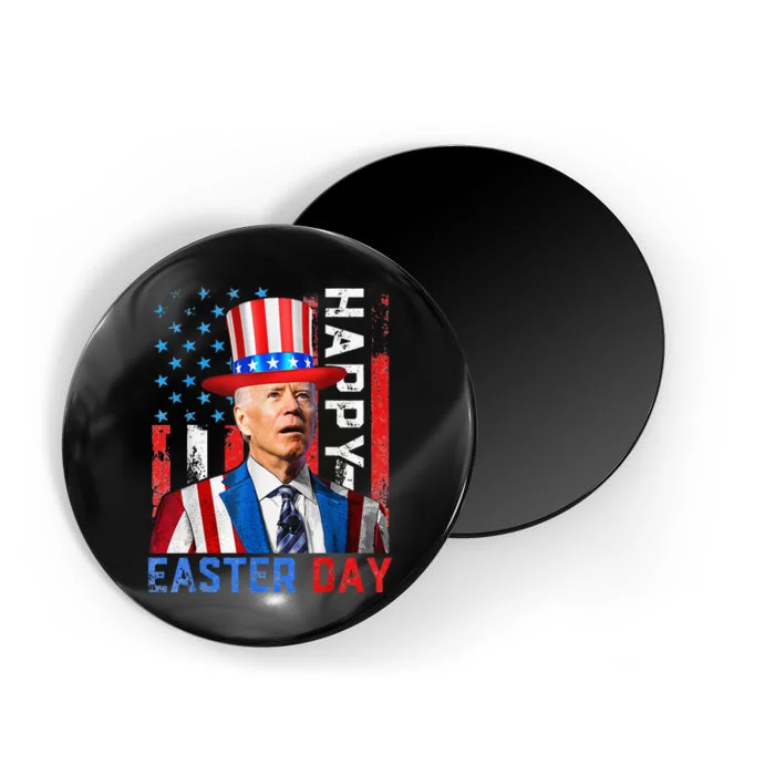 Funny Joe Biden Dazed Happy Easter Day America Flag Magnet