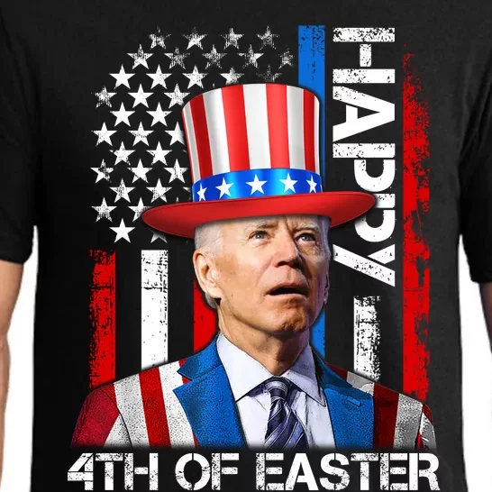 Funny Joe Biden 4th Of July Happy 4th Of Easter Firework Pajama Set