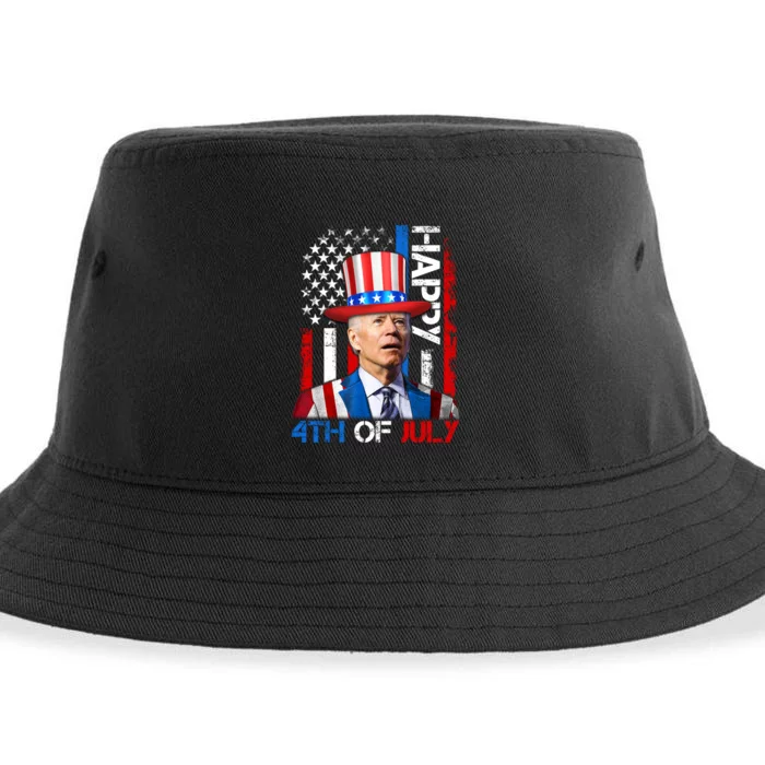 Funny Joe Biden 4th Of July Firework Independence Day Sustainable Bucket Hat