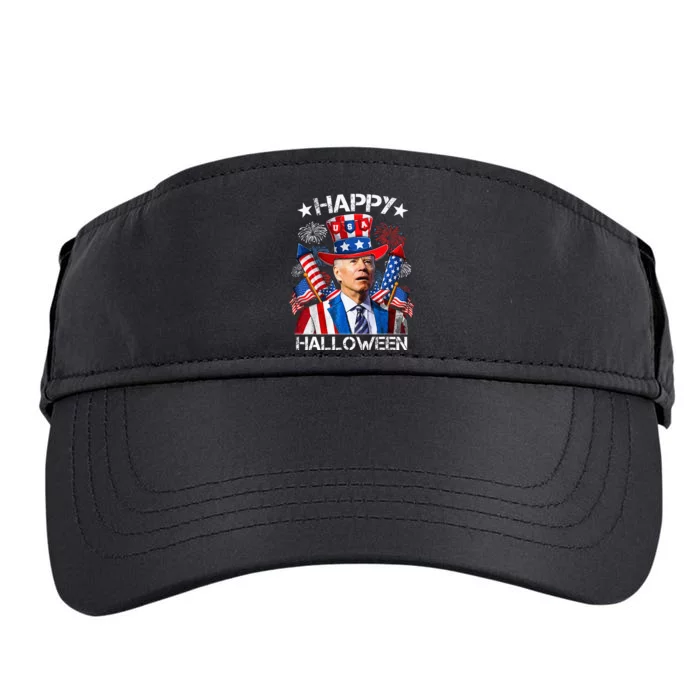 Funny Joe Biden 4th Of July Happy Halloween Firework Adult Drive Performance Visor