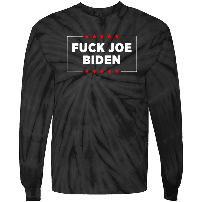 Fuck Joe Biden Tie-Dye Long Sleeve Shirt