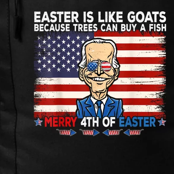 Funny Joe Biden Merry 4th Of Easter Design Fourth Of July Daily Commute Backpack