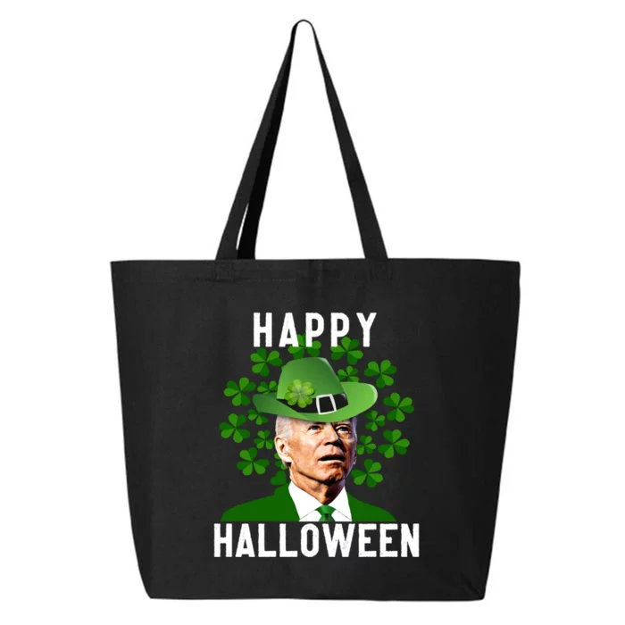 Funny Joe Biden St Patricks Day Confused Halloween Biden 25L Jumbo Tote