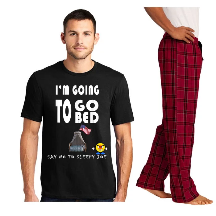 Funny Joe Biden I’m Going To Go To Bed Anti Biden Liberal Pajama Set