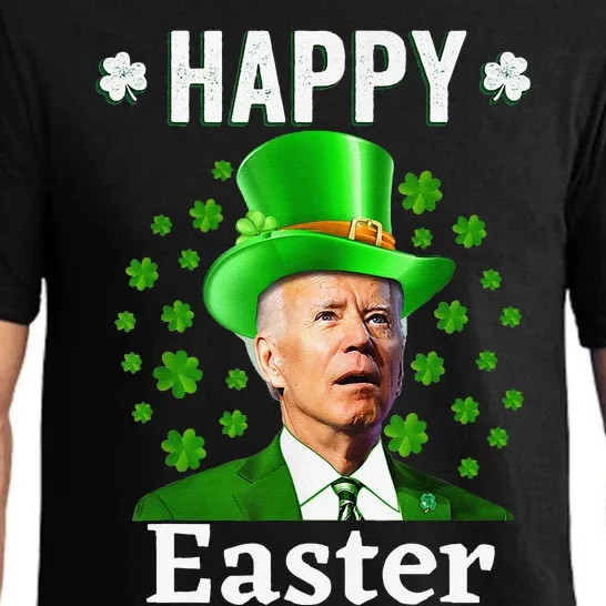 Funny Joe Biden Easter Confused St Patricks Day Confused Joe Pajama Set