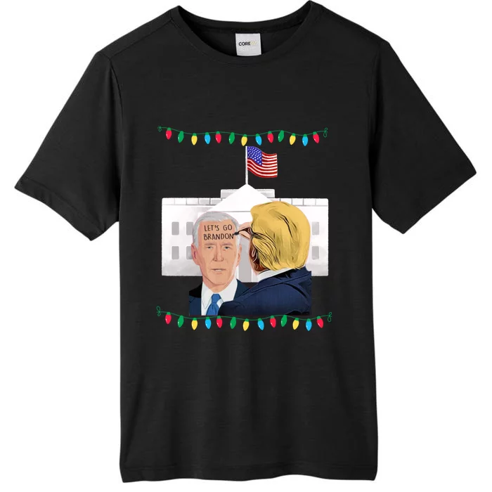 Funny Joe Biden LetS Go Brandon Ugly Christmas Sweater ChromaSoft Performance T-Shirt