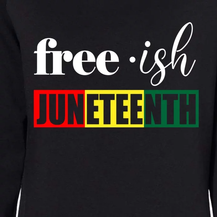 Freegiftish Juneteenth Black History American June 19th 1965 Gift Womens California Wash Sweatshirt