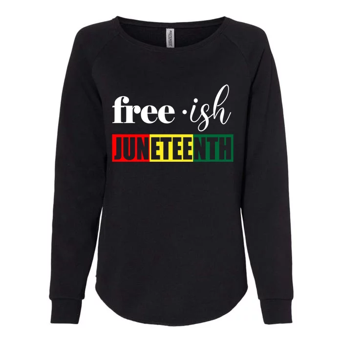 Freegiftish Juneteenth Black History American June 19th 1965 Gift Womens California Wash Sweatshirt