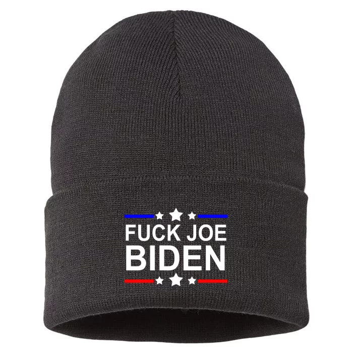 F*ucK Joe Biden Sustainable Knit Beanie