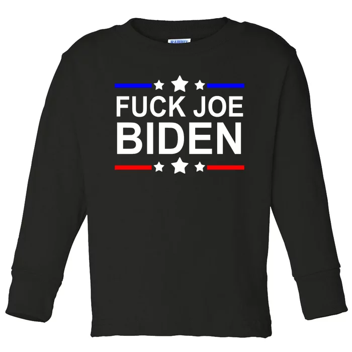 F*ucK Joe Biden Toddler Long Sleeve Shirt