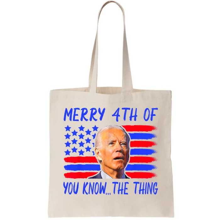 Funny Joe Biden Happy 4th Of July Tote Bag