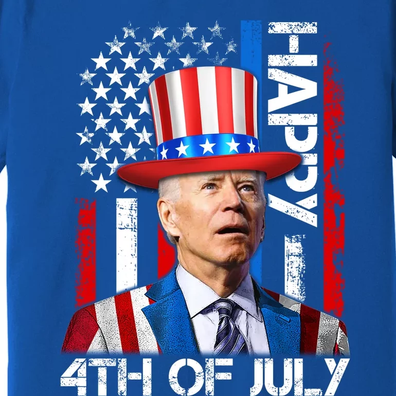 Funny Joe Biden 4th Of July Independence Day American Flag Premium T-Shirt