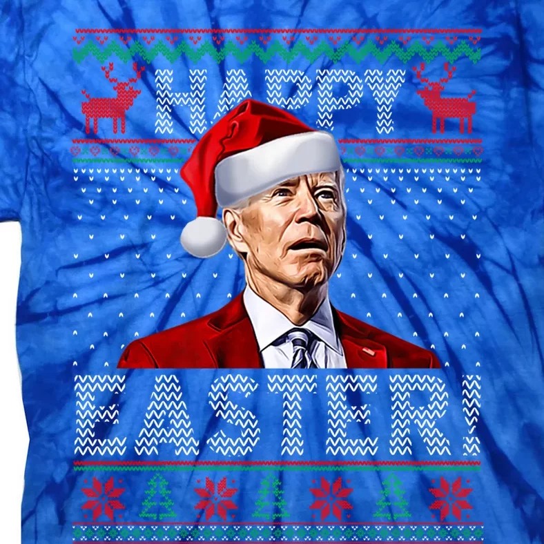 Funny Joe Biden Happy Easter Ugly Christmas Sweater Gift Tie-Dye T-Shirt