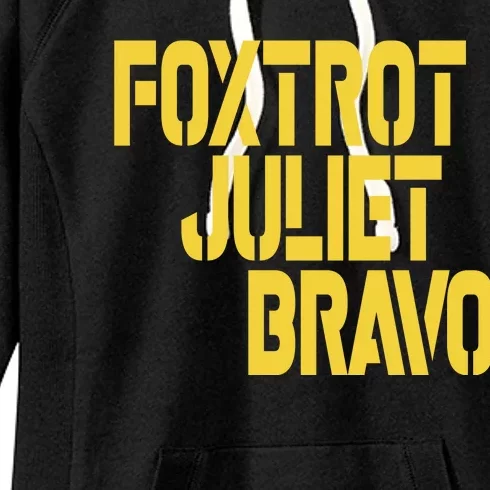 Foxtrot Juliet Bravo Women's Fleece Hoodie