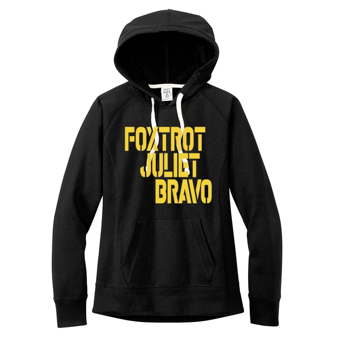 Foxtrot Juliet Bravo Women's Fleece Hoodie